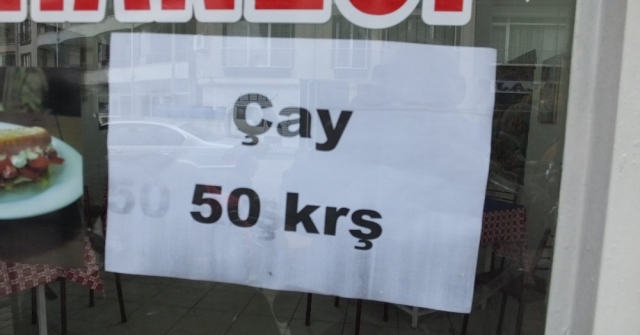 Çayı 2 Yıldır 50 Kuruşa Satıyor